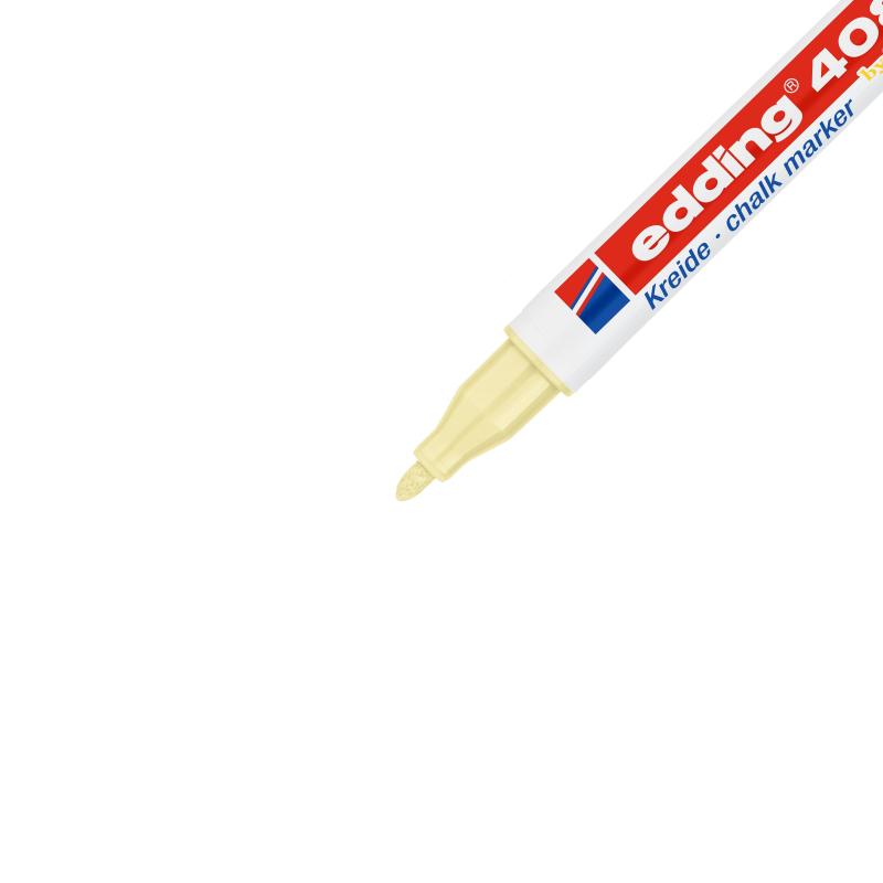Маркер меловой edding 4085/135. 1-2 мм. Пастельный желтый
