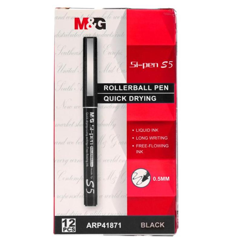 Роллер M&G S5, диаметр шарика 0,5 мм, цвет чернил черный