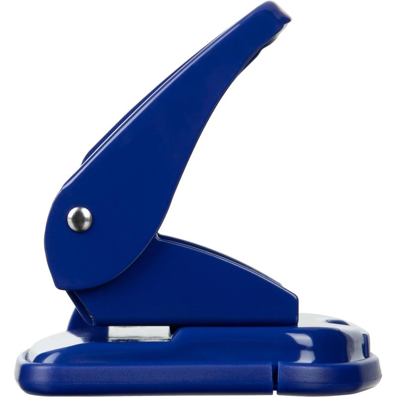Дырокол Attache Symbol до 30 листов, линейка, металл, синий