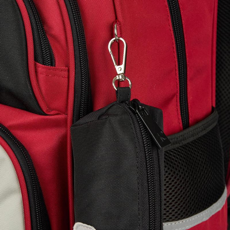 Рюкзак школьный Комус Класс case бордовый, пенал, 2 отд,40.5x29.5x14.5(16')