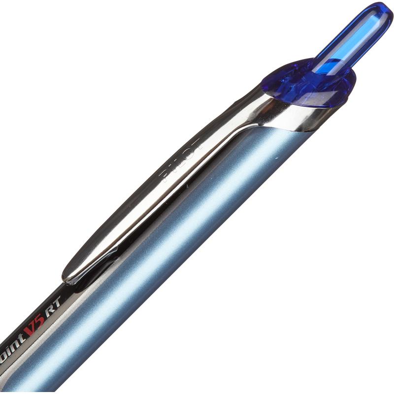 Роллер PILOT BXRT-V5 авт. рез.манжет жидкие чернила 0.25мм синий