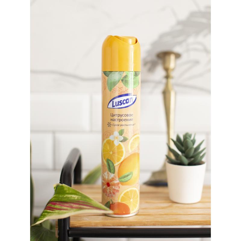 Освежитель воздуха Luscan 330мл Цитрусовое настроение сухое распыл