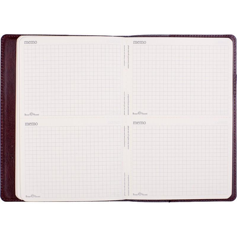 Ежедневник полудатированный коричн,A5,152х222мм,416 стр,Br.V.PROFY 3-073/03