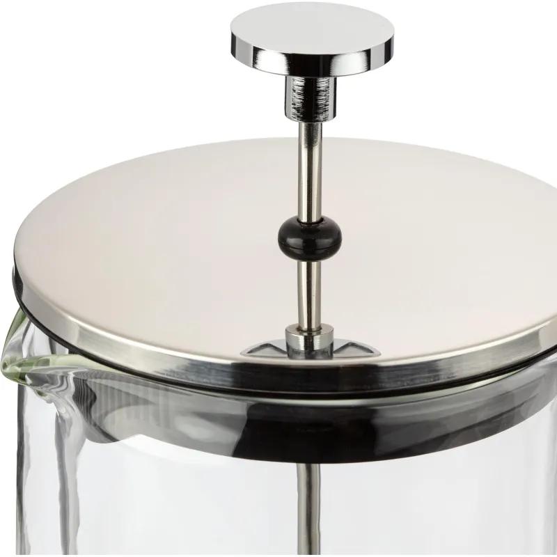 Френч-пресс 1000мл Кирай боросил.стекло, пластик ручка (BX608)