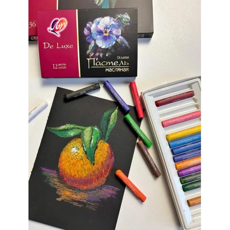 Пастель масляная Люкс 18 цв (круглая) 30С 1937-08 набор