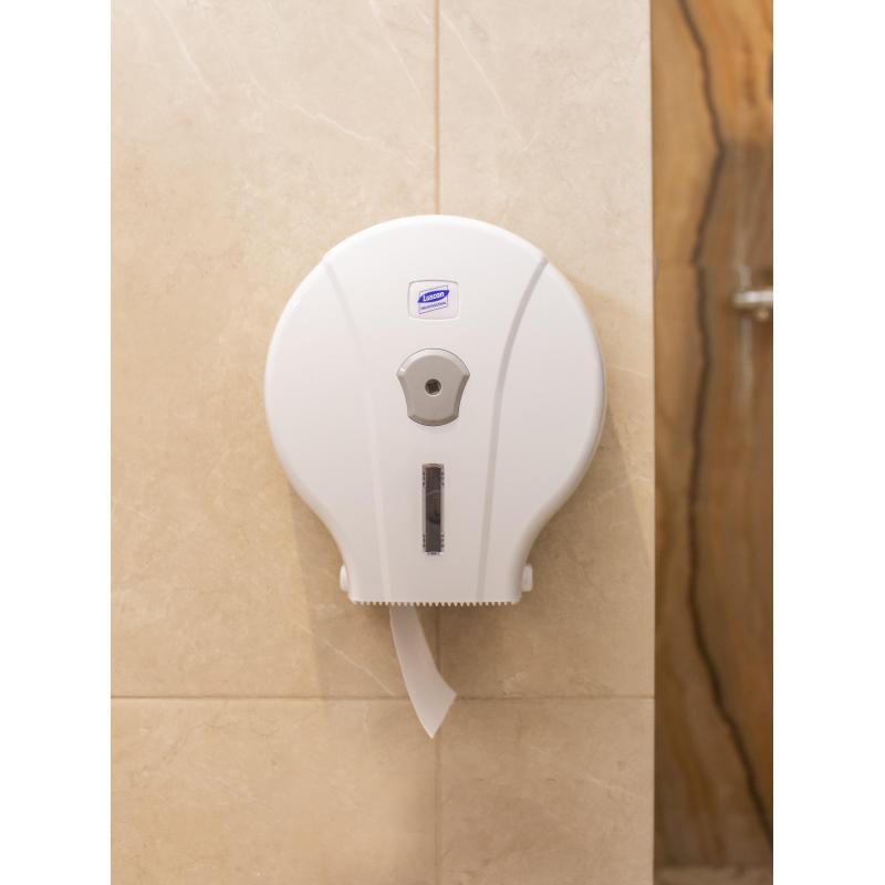 Диспенсер для туалетной бумаги рулLuscan Professional мини белый