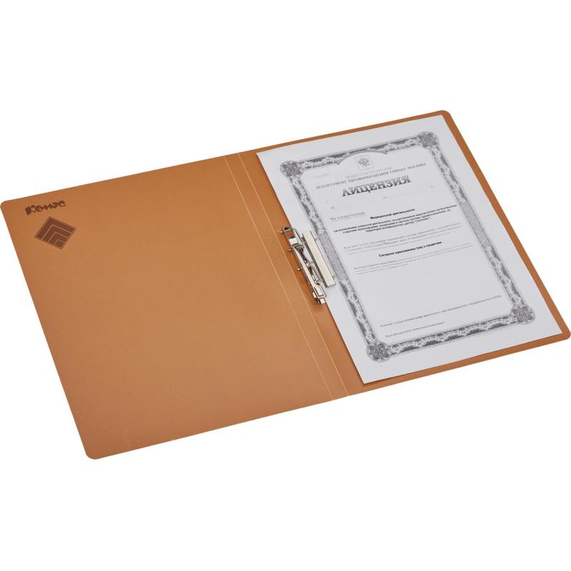 Папка c зажимом КОМУС Art Deco черный