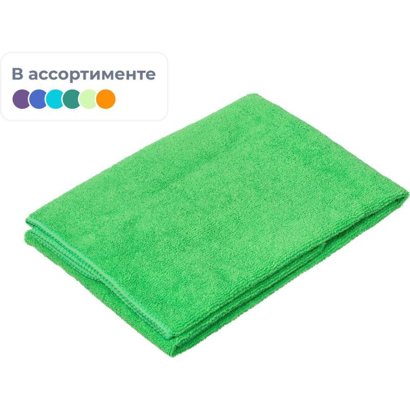 Тряпка для пола из микрофибры универсальная 280г/м2 70х80см цвет в асс
