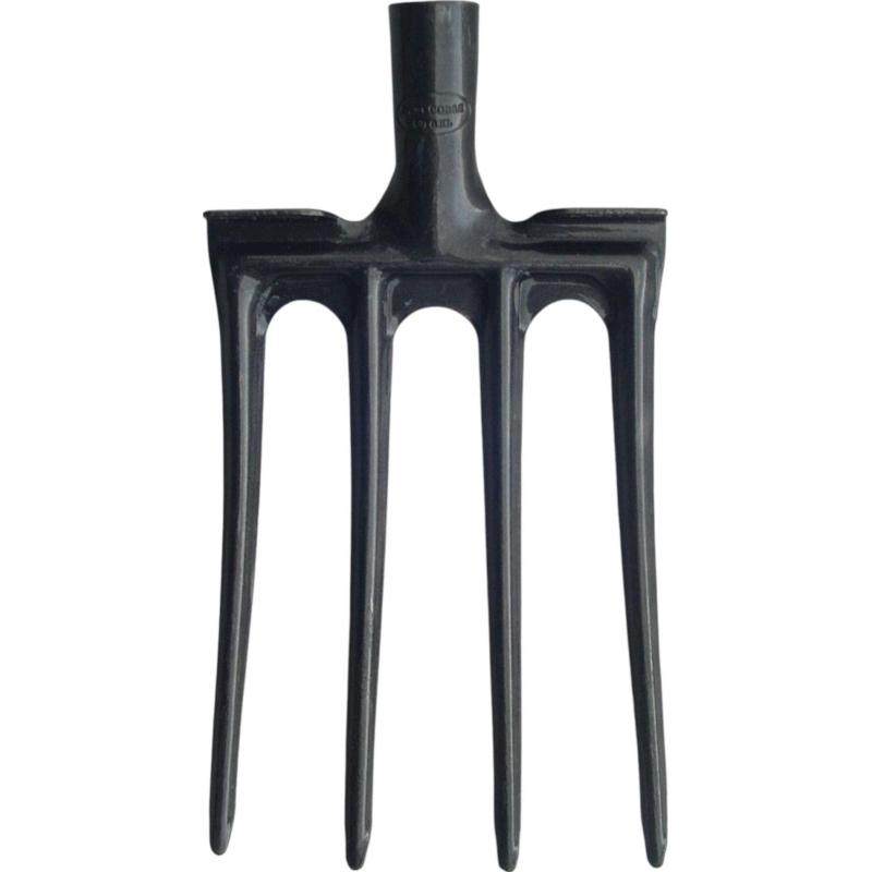 Вилы навозные Rusсад 4-рогие 18x31 см без черенка