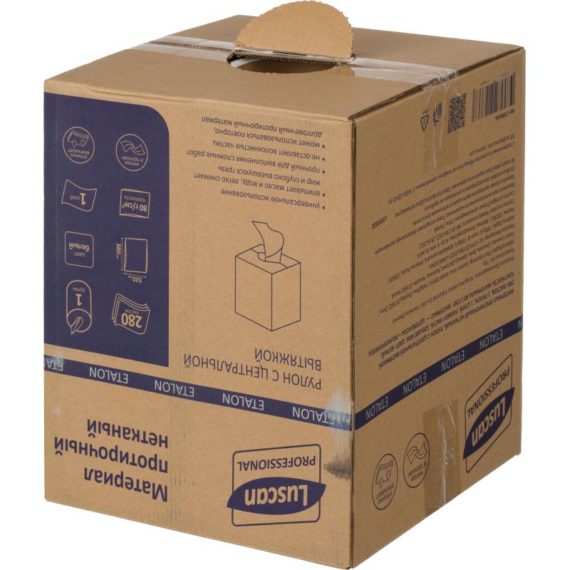 Материал протирочный нетканый Luscan Professional 80г 32х38см 280л/рул бел