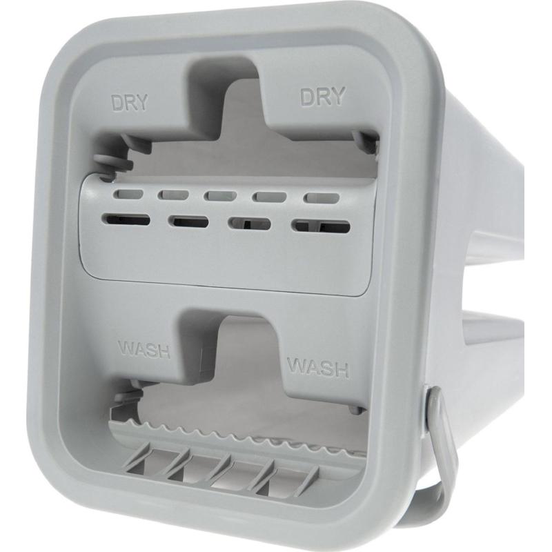 Комплект для уборки швабра плокая с ведром для отжима Compact 2, Home Queen