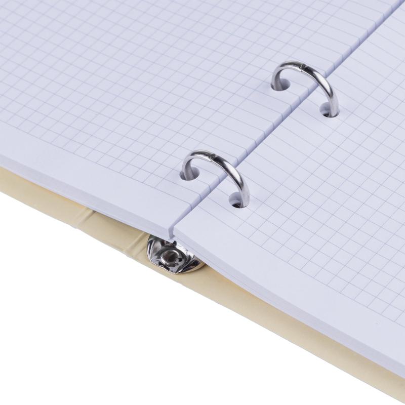 Тетрадь общая, BS, А5, 120л., клетка, кольца, Flora, персики N4236