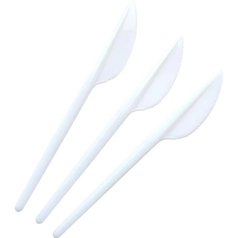 Нож одноразовый белый 16см, ПС, 2500 шт/кор