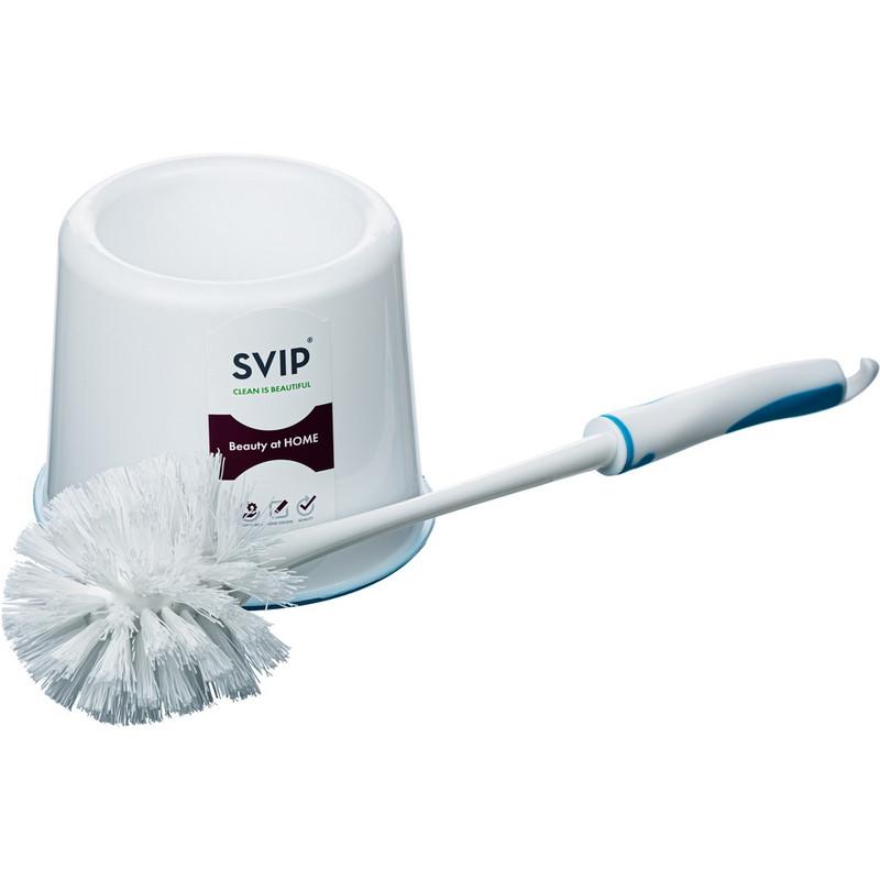 Ершик для унитаза Софтэль / WC Ballet белый/бирюзо