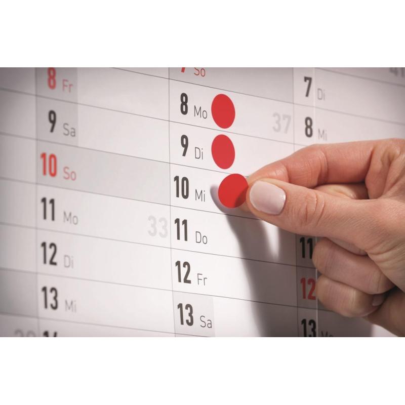 Этикетки самоклеящиеся  точки, 3090,  d=8mm,разноцветные, 416шт/уп