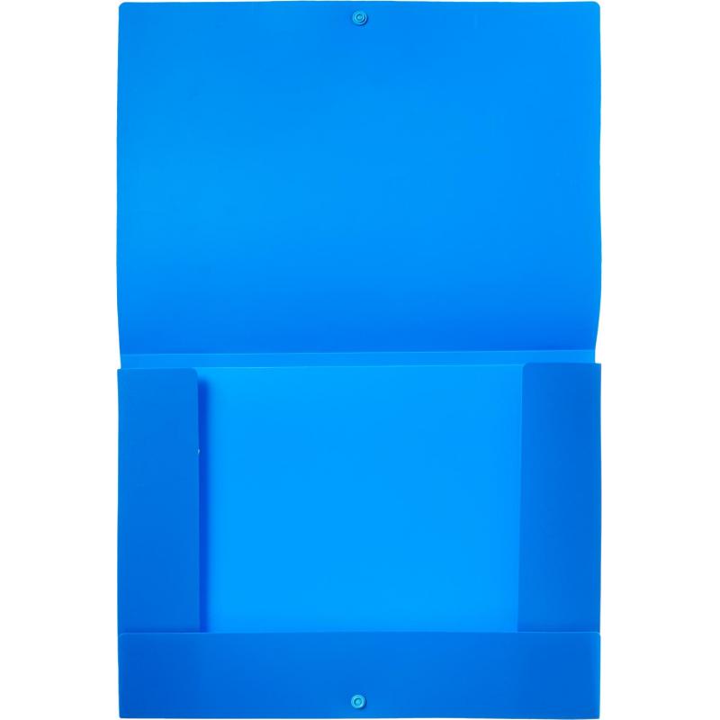 Папка-конверт на кнопке Attache  А4 на кнопке, синяя