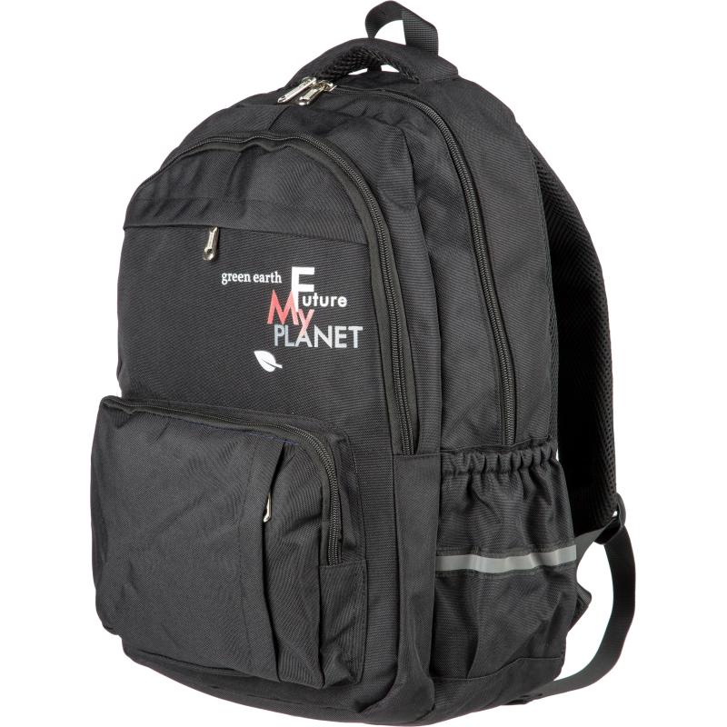 Рюкзак школьный Future черный 45,5х31х14 см