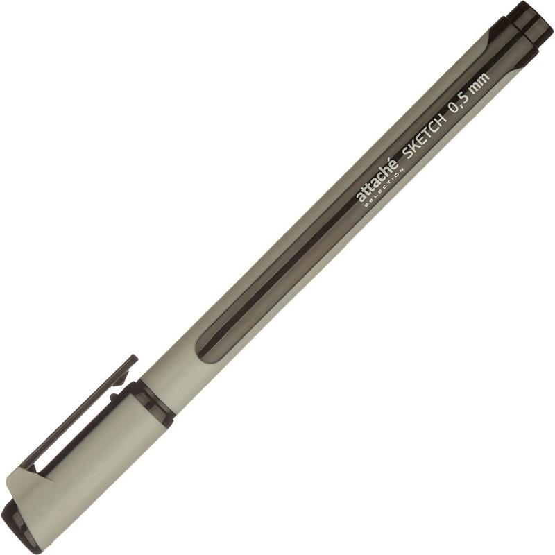 Линер Attache Selection корпус soft touch 0,5мм черный