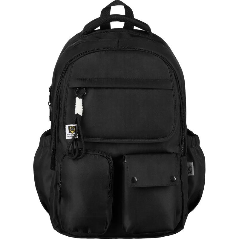 Рюкзак Комус Класс Черный moon, 2 отделения  31.5x15x46
