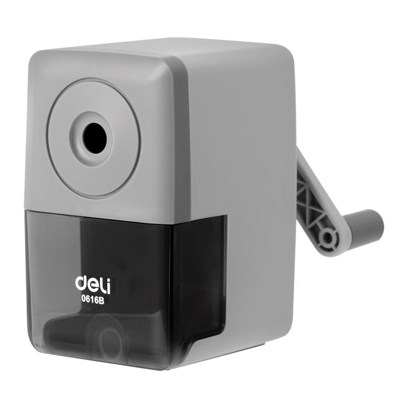 Точилка механическая Deli, 1 отв., со струбциной,картонная коробка, ассорти