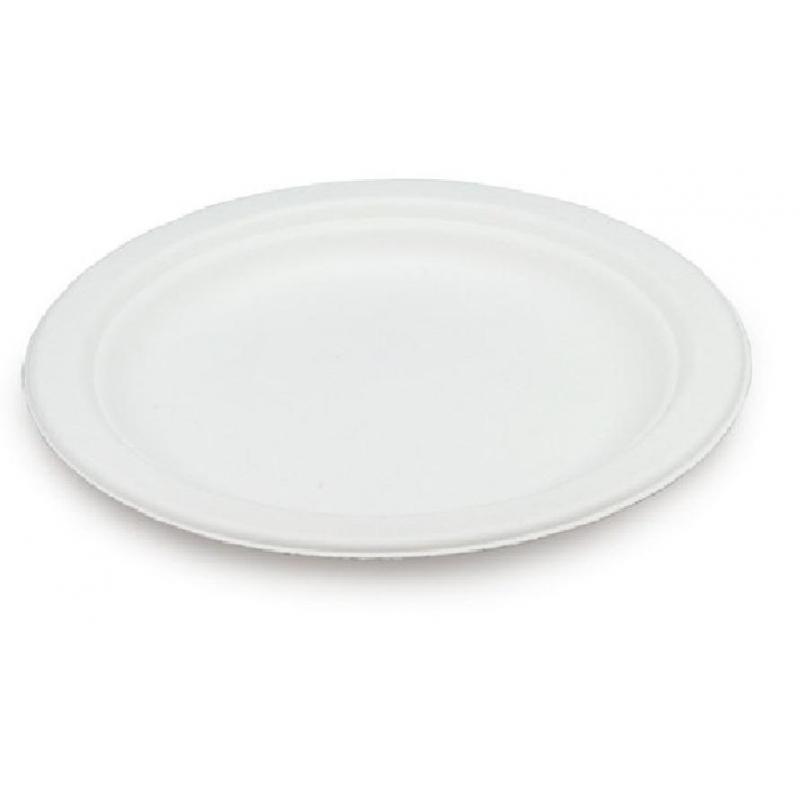 Тарелка одноразовая биоразлагаемая D=230 мм, 50шт/уп (137880)