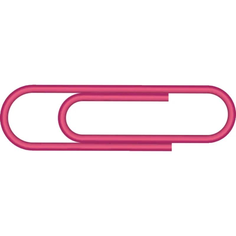 Скрепки Комус с полимерным покрытием, 50 мм,разноцветные, 50 шт/уп