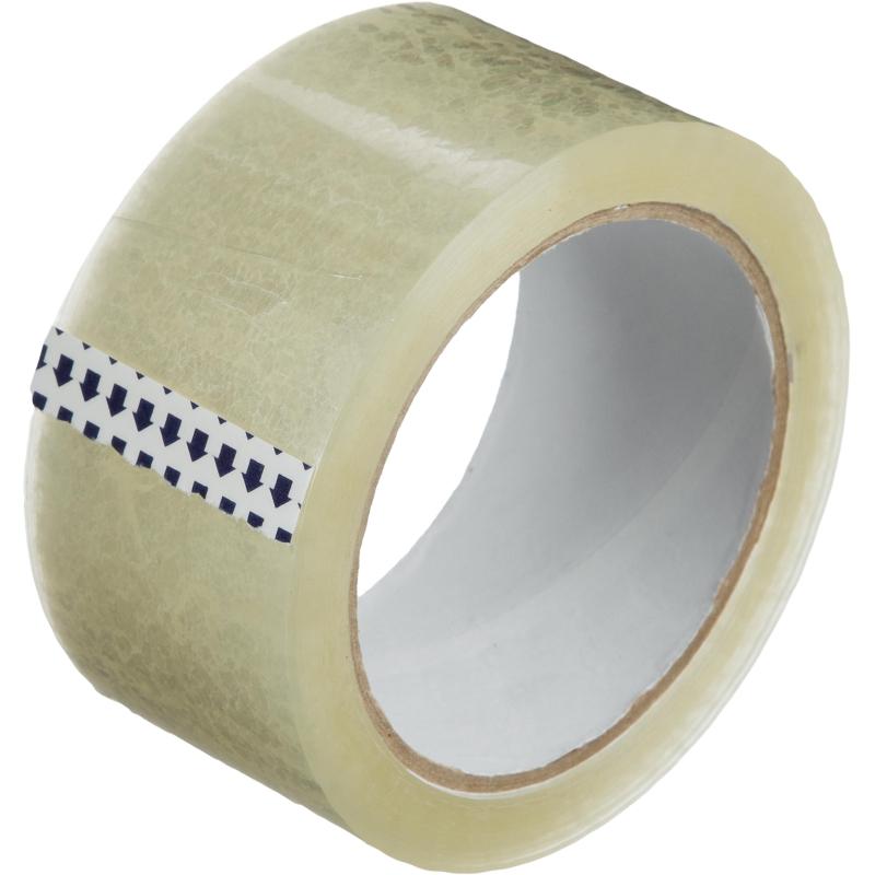 Клейкая лента упаковочная 48мм х 66м, прозрачный, 47мкм, 6 шт/уп