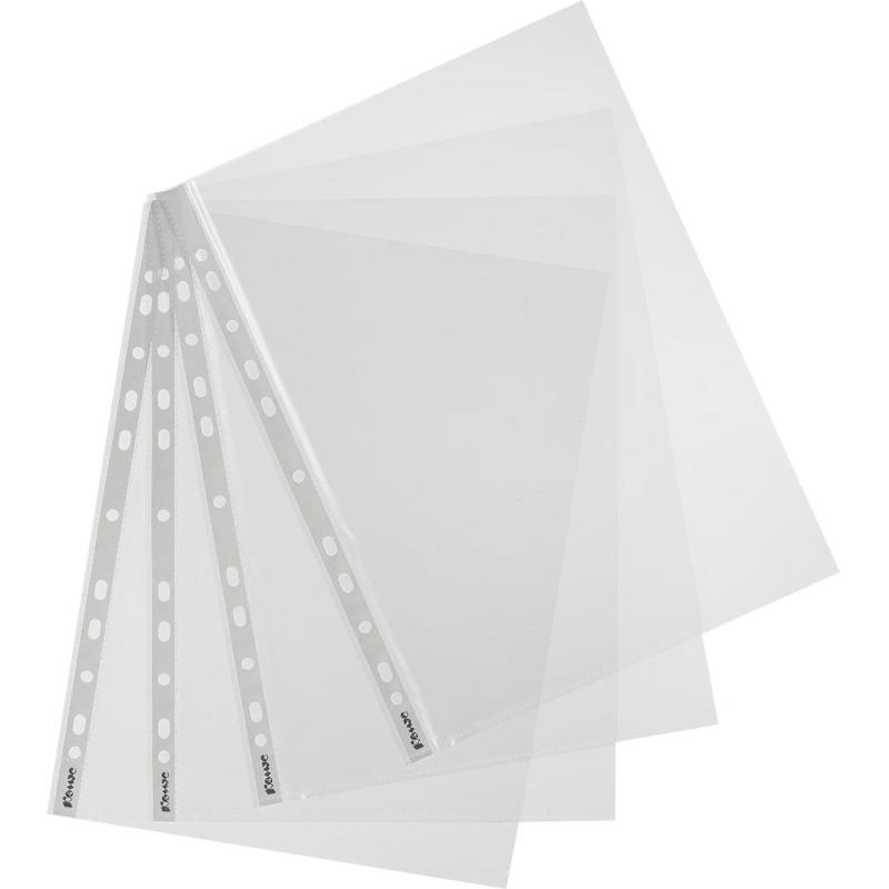 Файл-вкладыш А4 45 мкм Комус, 100 шт