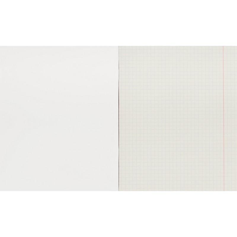 Тетрадь общая А5,48л,кл,скоб,блок-офсет-2 Attache Alpha фиол/красн вассорт