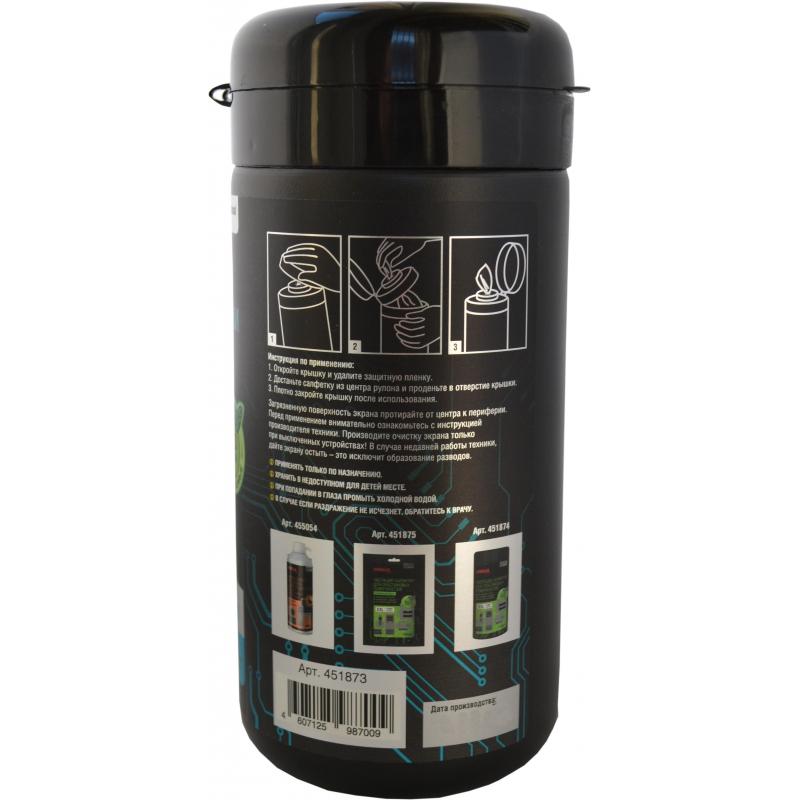 Салфетки д/экранов Luscan, туба, 100 шт, XXL, 13х20