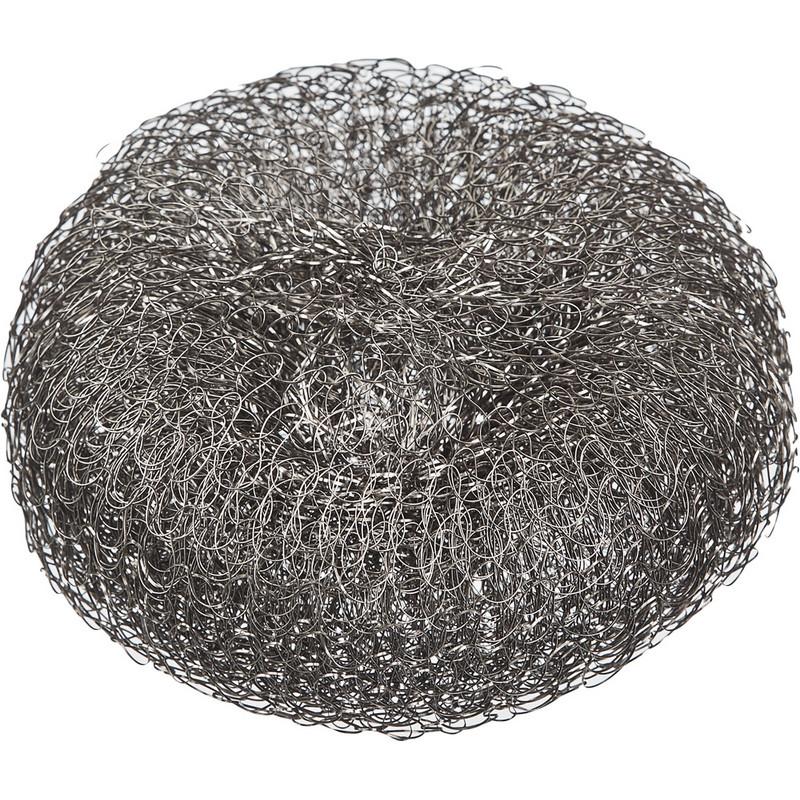 Губка-мочалка металлическая большая D=9,5см.,вес=34,8гр. PACLAN