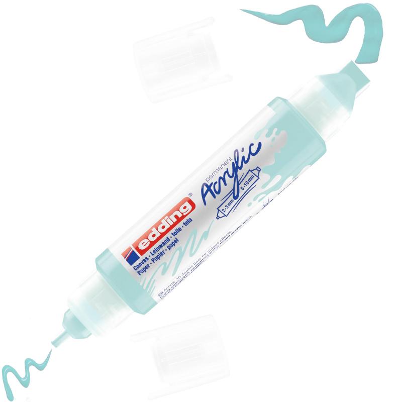 Набор акриловых маркеров Edding Start easy set 12 шт. + набор открыток