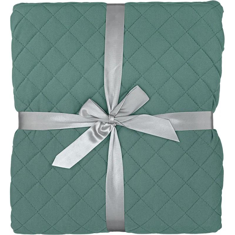 Покрывало 180х220 Теодора зеленый,161495