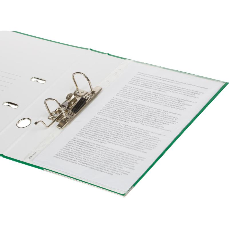 Папка-регистратор 50мм зелен_бюджет, ПБП1, мет угол, реестр