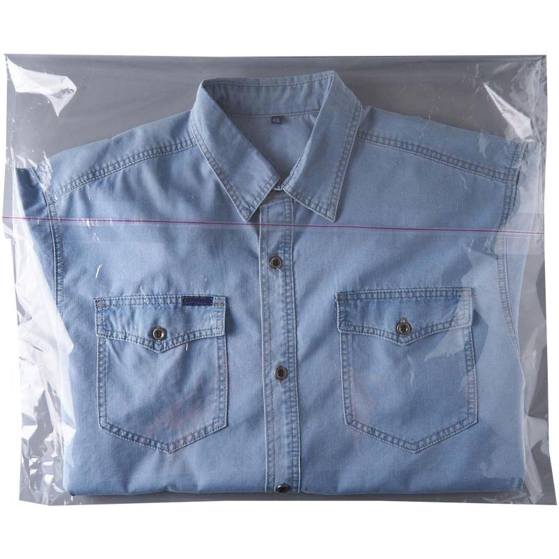 Пакет фасовочный ПП 60х70+5см с клеевым клапаном 30 мкм 100 шт/уп