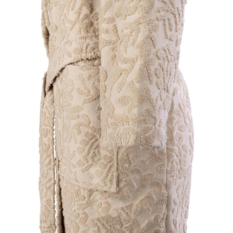 Халат  Махровый  ROESIA Шалевый Женский бежевый, XXL, 300гр/м2