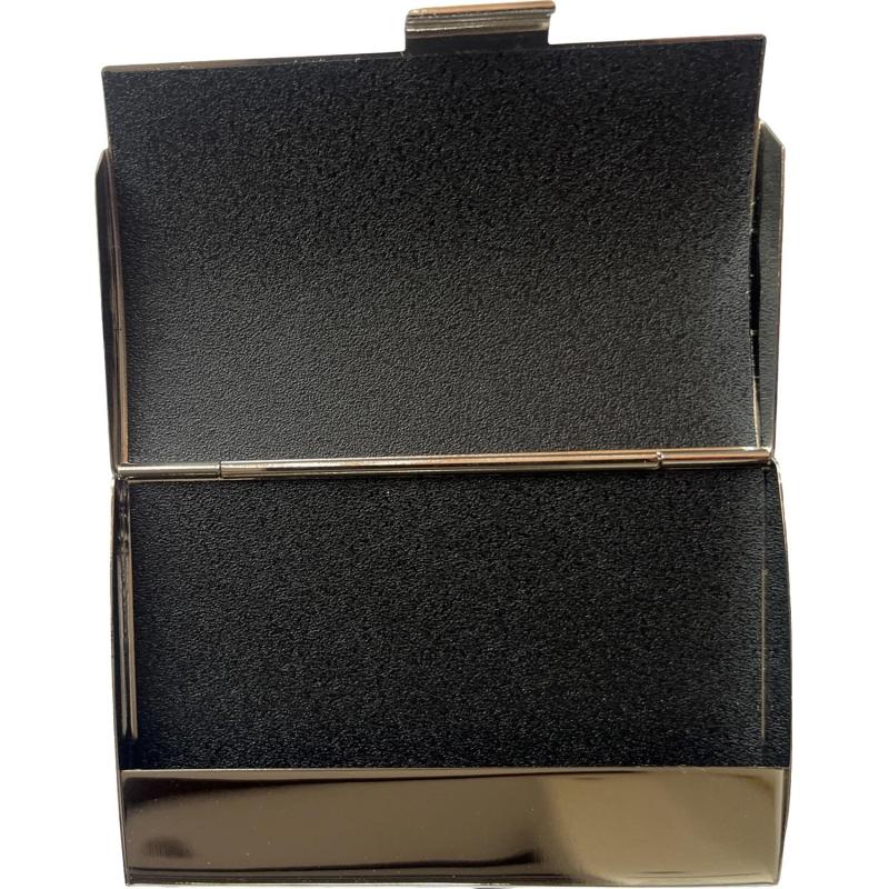 Визитница карманная на 20 визитниц металл/хром, 8717