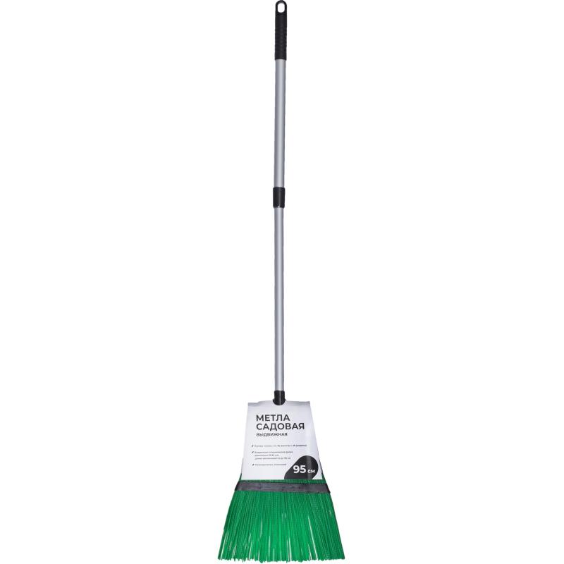 Метла садовая плоская выдвижная алюмин/черенок шир.рабоч/части 28 см HD5301