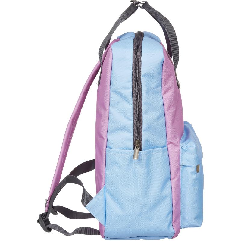 Рюкзак Квадро Лиловый,1 отд., 3 кармана,37х28х13