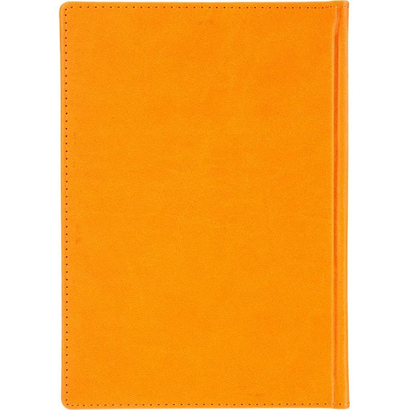 Ежедневник датированный 2026 А5+ VELVET оранжевый 3-123/06