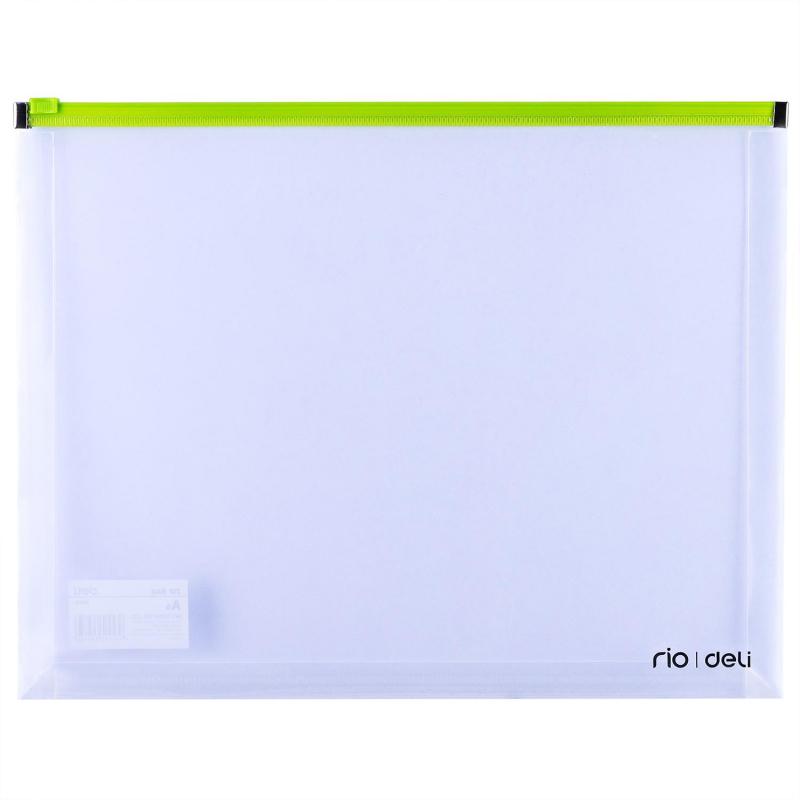 Папка-конверт на молнии zip   A4 РР  0,18 мм в ассортименте E38975