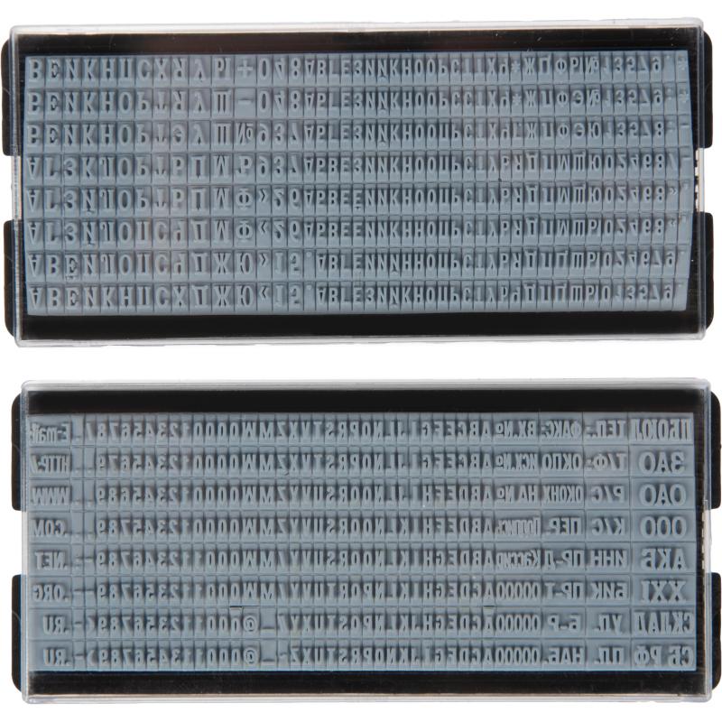 Штамп самонаборный Attache 6/8 стр. 70х32 с рамкой