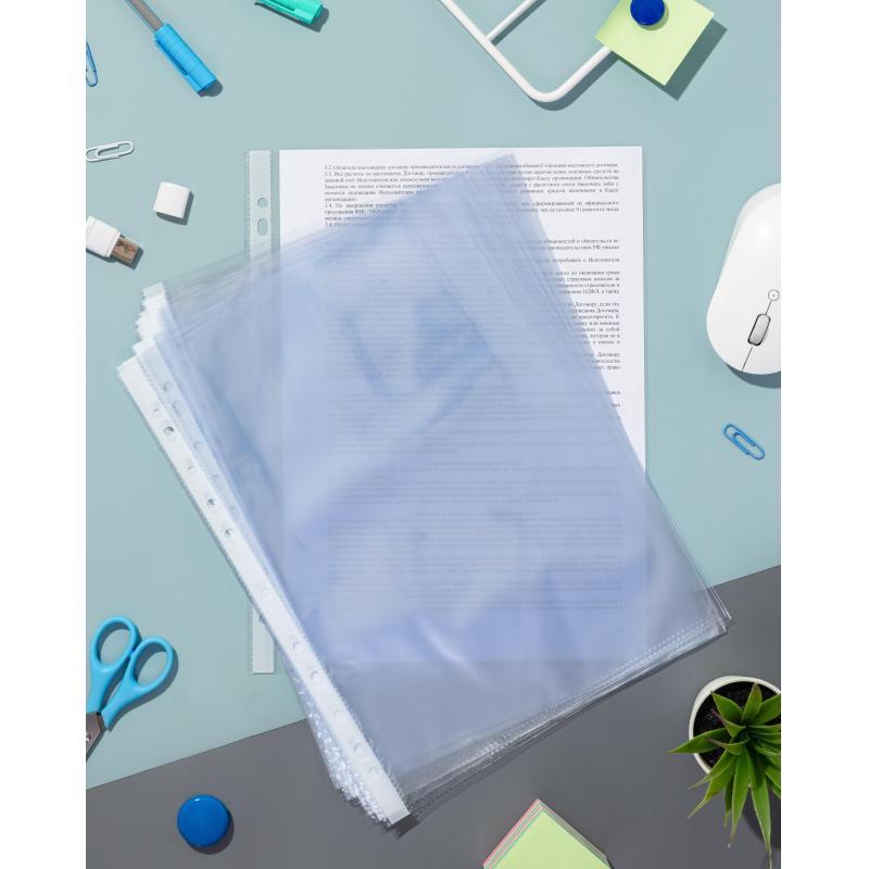 Файл-вкладыш А4 45мкм Attache Selection Breeze ICE, гладкий, 50шт/уп