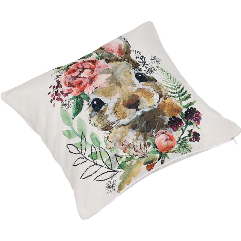 Подушка декоративная 40х40см (хлопок 60%, ПЭ 40%/новолон ПЭ), ПД40-068