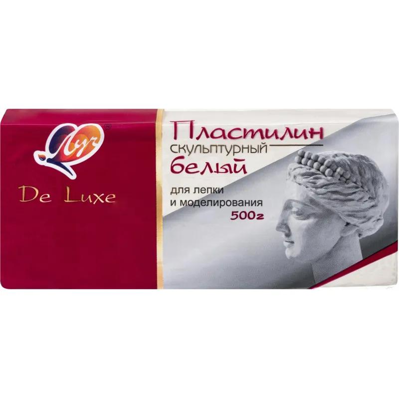 Пластилин скульптурный Люкс, белый, 500 г 34С 2244-08 набор