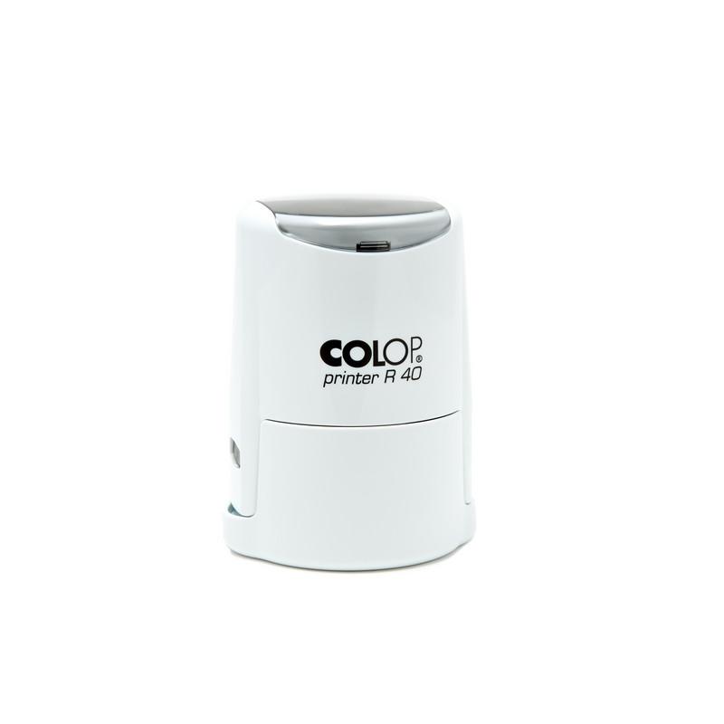 Оснастка для печати круг.с крышкой Pr. R40 белый Colop Австрия