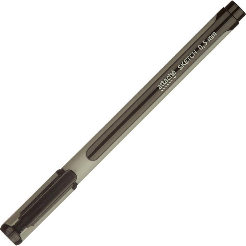 Линер Attache Selection корпус soft touch 0,5мм черный