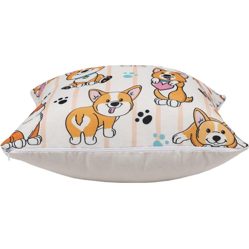 Подушка декоративная 40х40см (хлопок 60%, ПЭ 40%/новолон ПЭ), ПД40-053