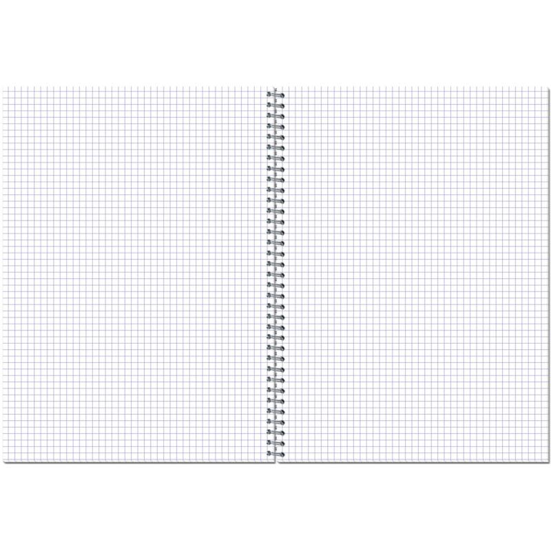 Бизнес-тетрадь А4,60л,кл,цветн.мелов.обл,метал.гребень Стильный Офис 2730