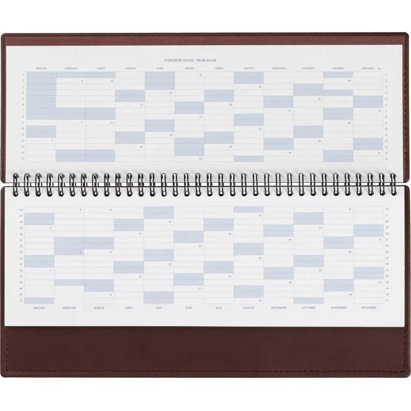 Планинг датированный 2026, бордо 303х150 мм, 120 стр, АТТАСНЕ Вива